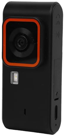Yctze Retro CCD Digital Camera 12MP FHD 1080P Video de 1.47 Pulgadas con Tarjeta de 32 GB Incorporada y Batería de 600 MAh para Principiantes Vlog Travel Photography (Black)