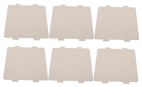 TOYANDONA 6piezas Lámina de Mica para Horno Microondas Accesorio de Reparación Resistente Altas Temperaturas Placa de Mica para Microondas
