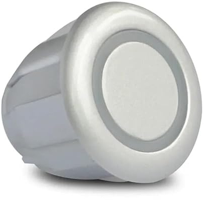Capteur de stationnement Kit Capteurs Stationnement Radar Recul Arrière pour Voiture 8 Avertisseurs Sonores Indicateur Alerte Sonore(Argent)