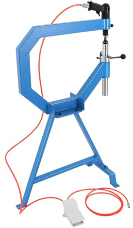 MEHOOSPVN Pneumatic Planishing Hammer, Planierhammer, 875-1350U/Min, 50-100 PSI, Polier & Glätthammer Pneumatisch mit 1''/2''/3'' Amboss, Druckluft Hammer für präzise Schmiedearbeiten, Polierhämmer