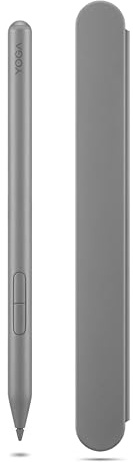 Lenovo Yoga Pen 2 with Magnetic Pen Case, AES 3.0 Stylus with 8192 Pressure Levels, USB C Rechargeable, Tilt Detection, Multi Protocol Support for Lenovo Yoga 2 in 1 PCs, Luna Grey