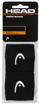 HEAD MUÑEQUERAS 2,5 INCH Negro