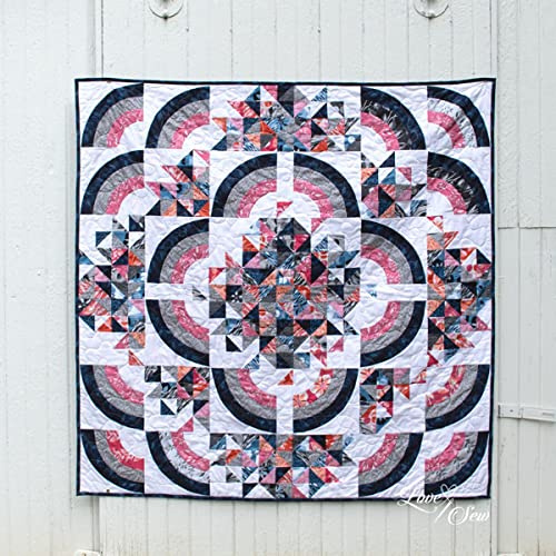 Love Sew True Fabrics Quilt Kit - MOD - Treasure Hunt (50 x 50)