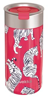 Quokka VASO CAFE TERMICO ACERO INOXIDABLE BOOST TIGRES 400 ML