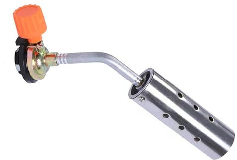 0XBIT Soplete, Soplete de Cocina de Acero Inoxidable, DiseñO A Prueba de Viento Soplete Fontanero, Quemador de Gas adecuada para Cocinar En la Cocina, Desmalezar Y Acampar