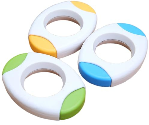 Generic 3pcs Multicolor Egg Cutter, Egg Shell Opener Topper Cutter Boiled Egg Opener, ABS, Stainless Steel, Quick & Easy Use