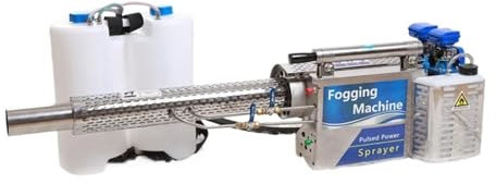 STRAFBRG Pulverizador ULV de desinfección nebulizadora 120K, máquina de nebulización portátil asesina con atomizador for Granja, Oficina, Industrial,Multifunción(Silver)