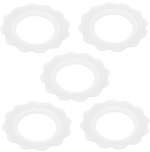 CORHAD Protège-tétons Anneaux de Protection Mammaire Lot de 5 Antidérapants en Silicone et Résistants à Transpiration Confortables pour Allaitement pour Voyage et Lieux Publics