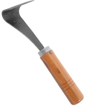 NUOBESTY Herramienta Descortezadora de Metal con Mango Ergonómico para Jardín Raspador Resistente para Quitar Corteza de Árboles Práctica y Duradera para Poda y Mantenimiento