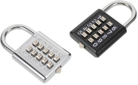 HOLIDYOYO Lucchetto a Combinazione per Bagagli da Viaggio 2 Pezzi Lucchetto con Codice Numerico Tsa in Lega di Zinco Resistente per Valigie Zaini e Armadietti Palestra