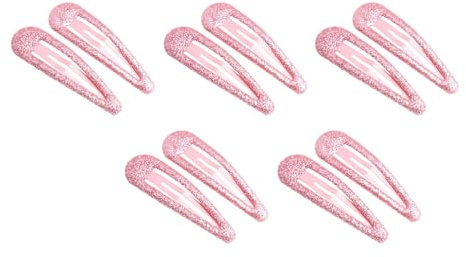 Lot de 10 barrettes à cheveux scintillantes pour bébé en alliage léger et sûr pour les fêtes de filles Décoration de cheveux légère