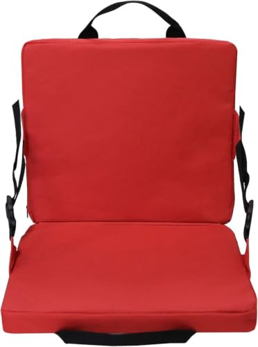 Coussin de siège Stade Portable, Agent blanchiment Pliable | Siège rembourré léger for événements sportifs et concerts en plein air, for avec dossier