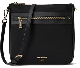 Michael Kors Jet Set Charm Large Crossbody Bag, Goldfarbene Metallteile/Schwarz, One size