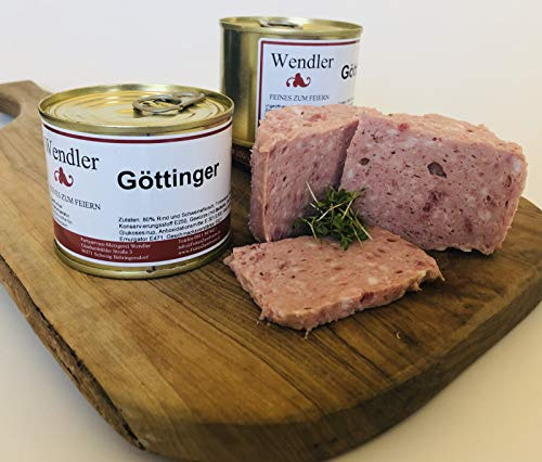 Göttinger / Bierwurst hausgemacht in der Dose (180gr)