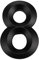 2.8in 3D Numéro de maison en ABS,numéro de maison autocollant,pour porte,boîte aux lettres,intérieur et extérieur,protection contre la corrosion et la rouille,résistant aux intempéries 7cm(Noir 8)