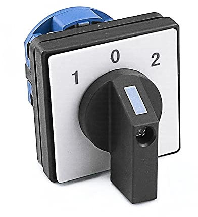 IENYU LW26-20 Schalter 1-0-2 1 Gelenk Rückfahrschalter 20A vielseitiger Wechselschalter 440V 20A Trennschalter LW26-20 D101/1