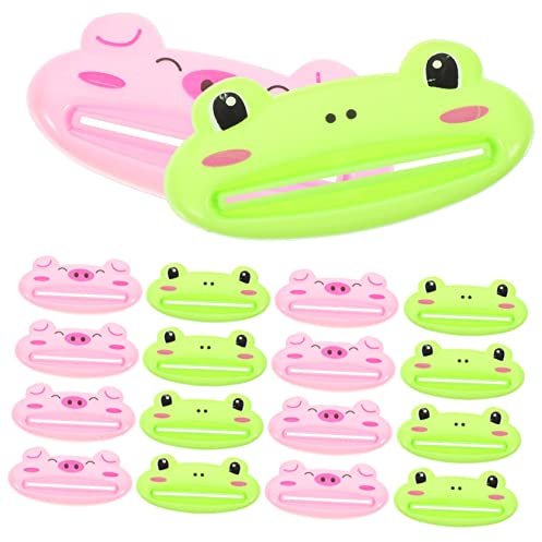 Alipis 20pezzi Spremi-dentifricio Design Forma Di Animale Dispenser Di Dentifricio Per Estrusione Di Gadget Tubo Di Dentifricio Manuale Strumento Per Spremere Compatto e Utile Per Casa