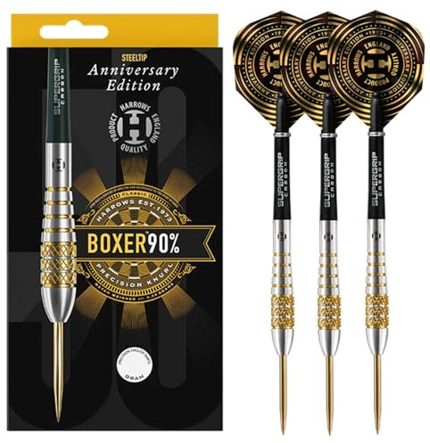 Harrows Boxer Bomb 90% Tungsten Steel Tip Darts | 26g