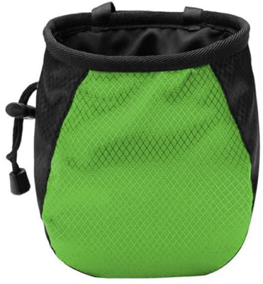 FUZVOL Kletterkreidebeutel Eimer Magnesium Kreidebeutel mit Gürtel Verstellbare Tasche und Kordelzug für Klettern Felsen Outdoor Bouldern