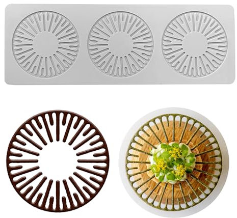 YapitHome Moules à Fondant en Silicone,Moule Silicone Patisserie,Moules à Fondant en Dentelle en silicone pour Décoration de Gâteau,Fondant,Chocolat,Sucre,Beurre,Savon