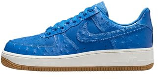 NIKE - Sneakers Wmns Air Force 1 '07 LX NBHD in Pelle, Blu (6.5)