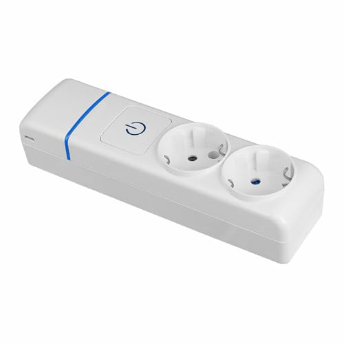 Solera Steckdosenleiste, 2 Steckdosen mit Schalter, 250 V, 16 A