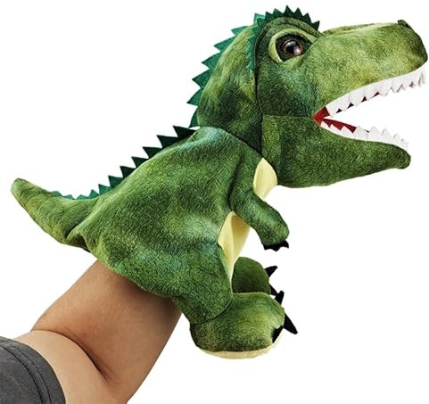 Hand Puppets Dinosaur Puppets for Kids, Dinosaur Toys for Boys Girls, Plush Dinosaur Stuffed Animal Story Toys Gifts for 3-6 Year Old Boy (Trex)