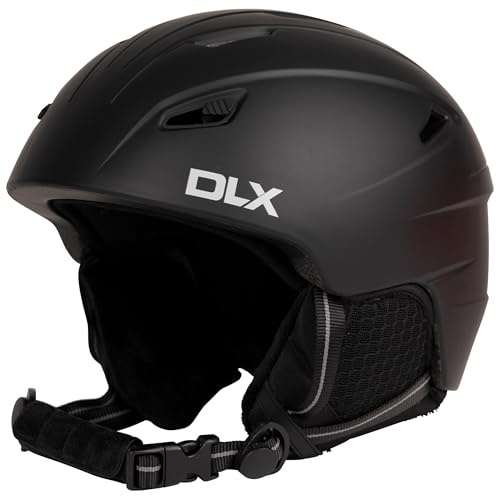 Trespass DLX vuxen skidhjälp med skyddshållare och snabbfrigörande spänne hark