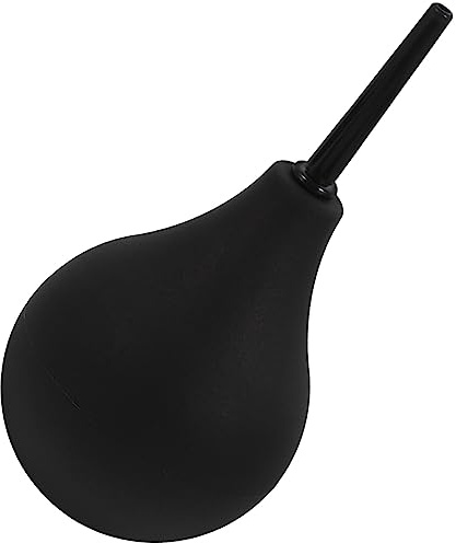 HAPINARY Ohrreinigungsball 224 Ml Silikon Schwarz Größe L mit Luftblasenfunktion für Sichere Ohrenpflege bei Erwachsenen und Kindern