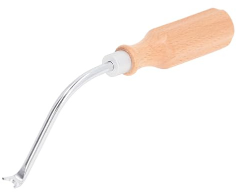 L-förmiger Stimmschlüssel Holzgriff Profi Set, 2 Stk. | Zum Festziehen von Spulen und sicheren Führen von Saiten, Metallkern mit Ahornholzgriff