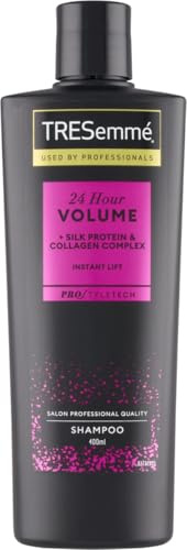 Tresemme 24 Hour Body Volume Shampoo 400ml, Silk Protein + Collagen Complex