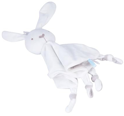 Toyvian Plüschtier Kuscheltier-schlafpuppe für Junge Mädchen Weich und Sicher mit Aufhängehaken Glöckchen und Klangpapier für Neugeborene und Kleinkinder Fördert Geborgenheit und Schlaf