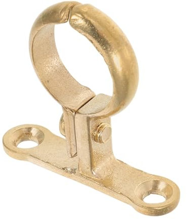 NUOBESTY Messing Rohrschellen Wandhalterung Deckenmontage Rohrhalter 22mm Langlebig Für Heim Büro