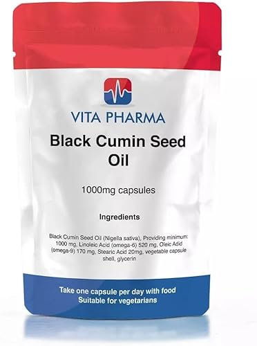 VITA PHARMA Black Cumin Seed Oil 1000mg 30 Capsules