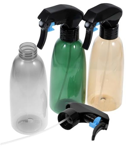 UKCOCO 3 Stück Pack 320 Ml Sprühflaschen Transparent Auslaufsicher Feiner Nebel Ergonomischer Pflanzensprüher für Garten Zimmerpflanzen und Haushalt