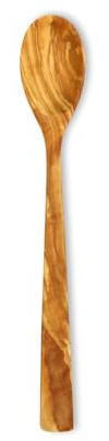 Justa La Fusta | Cuchara De Madera Mediana De Olivo Para Cocinar 30 Cm | Utensilios De Cocina Hechos A Mano en España | Para Hogar Y Cocina