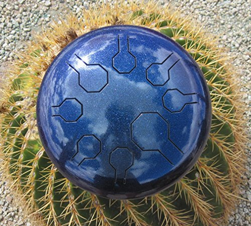 Edelstahl Mini-Vibe – 25.5 Cm - Stardust - 8 Notes in Desert Scale/Handpan, Steel Tongue Drum