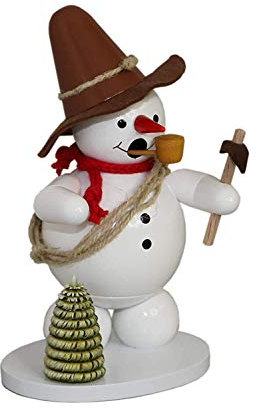 Rudolphs Schatzkiste Fumeur Bonhomme M.Piolets Hauteur Environ 12cm Neuf Monts Métallifères Rauchmann Figure de Brûleur D'Encens Raeuchermaennel