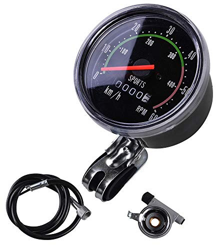 VOANZO Universel vélo Ordinateur vélo Compteur de Vitesse odomètre mécanique Cyclisme Rond Compteur jauges chronomètre équitation équipement
