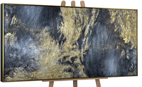 YS-Art XXL Abstrakt Acrylbild auf Leinwand Spiegelungen II handgemalte