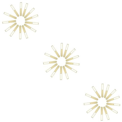 VILLCASE 3er-set Unverzichtbares 100 Eisstäbchen Natürliche Bastelstäbchen Für Geburtstagsdekorationen Für Jungen Mädchen Und 20 Stück * 3