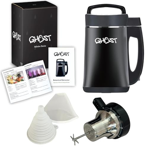 Ghost Infuser - Herbal Botanical Extractor and Oil Infusion Machine - Fully Customizable Settings - Easy to Use to Make Your Own Infused Oil Edibles & Treats