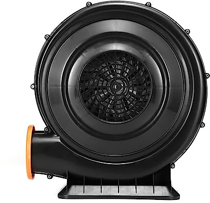 Soplador De Aire PortáTil Para Inflables, Ventilador de aire sin escobillas de 750 W, ventilador centrífugo, ventilador Turbo for rebotes inflables, casa, castillo hinchable, barbacoa Funcionamiento S