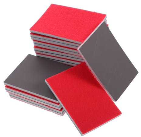 TOKIDNY 20pcs Ultra-fine Sandpaper Sanding Discs Planted Sponge Sanding Pads for Wood Metal Drywall Accessories