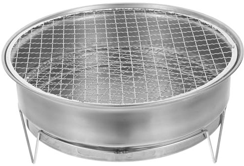 ANDRESLAD Barbecue Da Esterno Griglia Portatile Griglia Da Campeggio Cestino in Acciaio Inossidabile Per Carbone