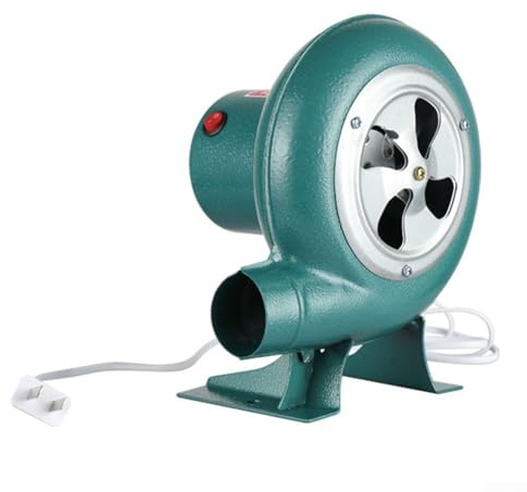 Ventilateur électrique centrifuge 2800 tr/min pour barbecue à vitesse réglable pour utilisation de forgeron et poêle à charbon (100 W)