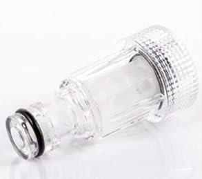 4 Pièces Filtre à Eau pour Nettoyeur Haute Pression, Filtre à Eau Accessoires de Jardin Filtre D'entrée D'eau avec raccord de 3/4 pouces pour Raccords de Jardin, Lavage de Voiture