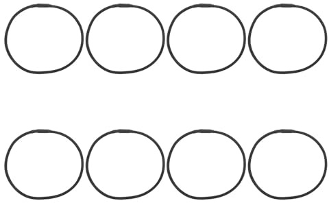 NOLITOY 8pezzi Fasce Elastiche Antiurto Per Microfono in Gomma Robusta Anello Smorzatore Microfono Supporto in Gomma Per Fascia Elastica Di Ricambio Fasce Elastiche Antiurto Per Supporto