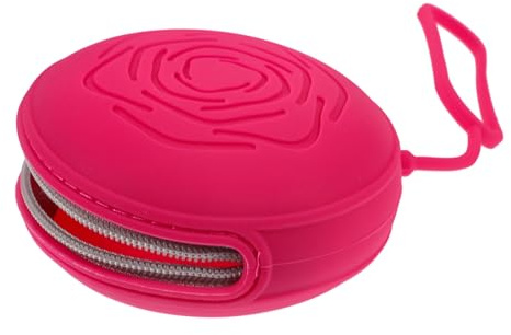 Anneome Boîte de Rangement Menstruelle Silicone Portable et Respirante Étui pour Transport Extérieur pour à Main et Voyage Design Noir
