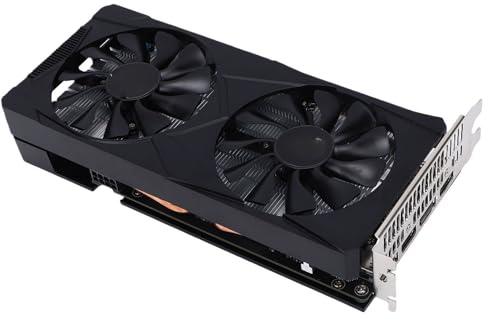 Sxhlseller Scheda Grafica da Gioco, Scheda Video Discreta GDDR6 da 6 GB con Doppia Ventola da 192 Bit per Giochi AAA 1080p 2K, Supporto PCIe 3.0 X16 RTX 3060
